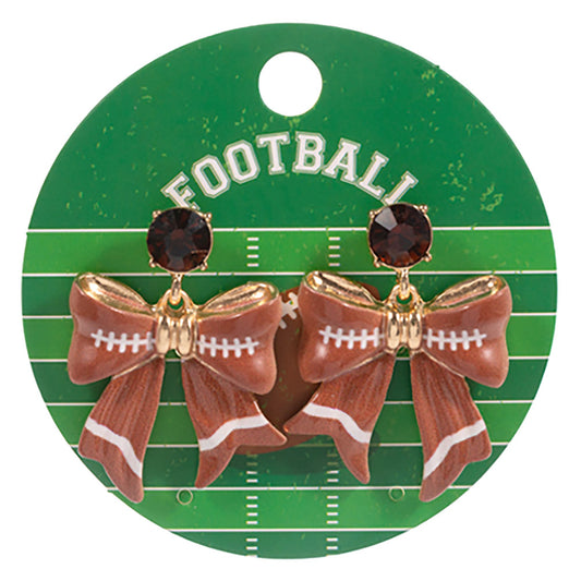 Game Day Bow Earrings