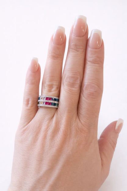 Rainbow Row Ring