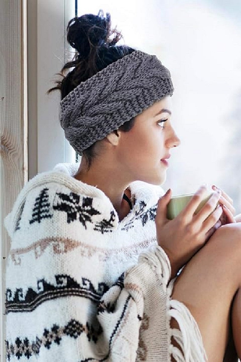 Cable knit Ear warmer