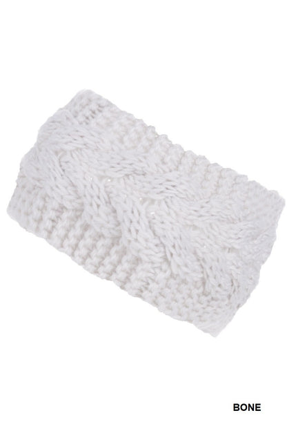 Cable knit Ear warmer