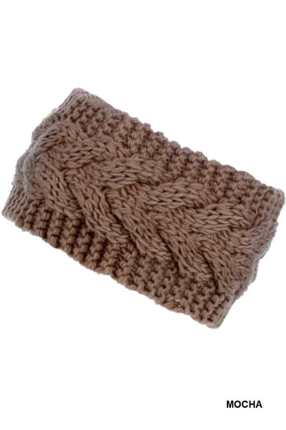 Cable knit Ear warmer